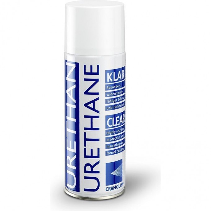 Лак полиуретановый для печатных плат CRAMOLIN Urethane Clear 200 мл 50M000044